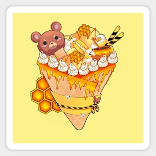 Honey Bear Crepe Magnet